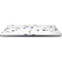 White Terrazzo Universal Laptop 12in (9.8 x 6.8in) Skin